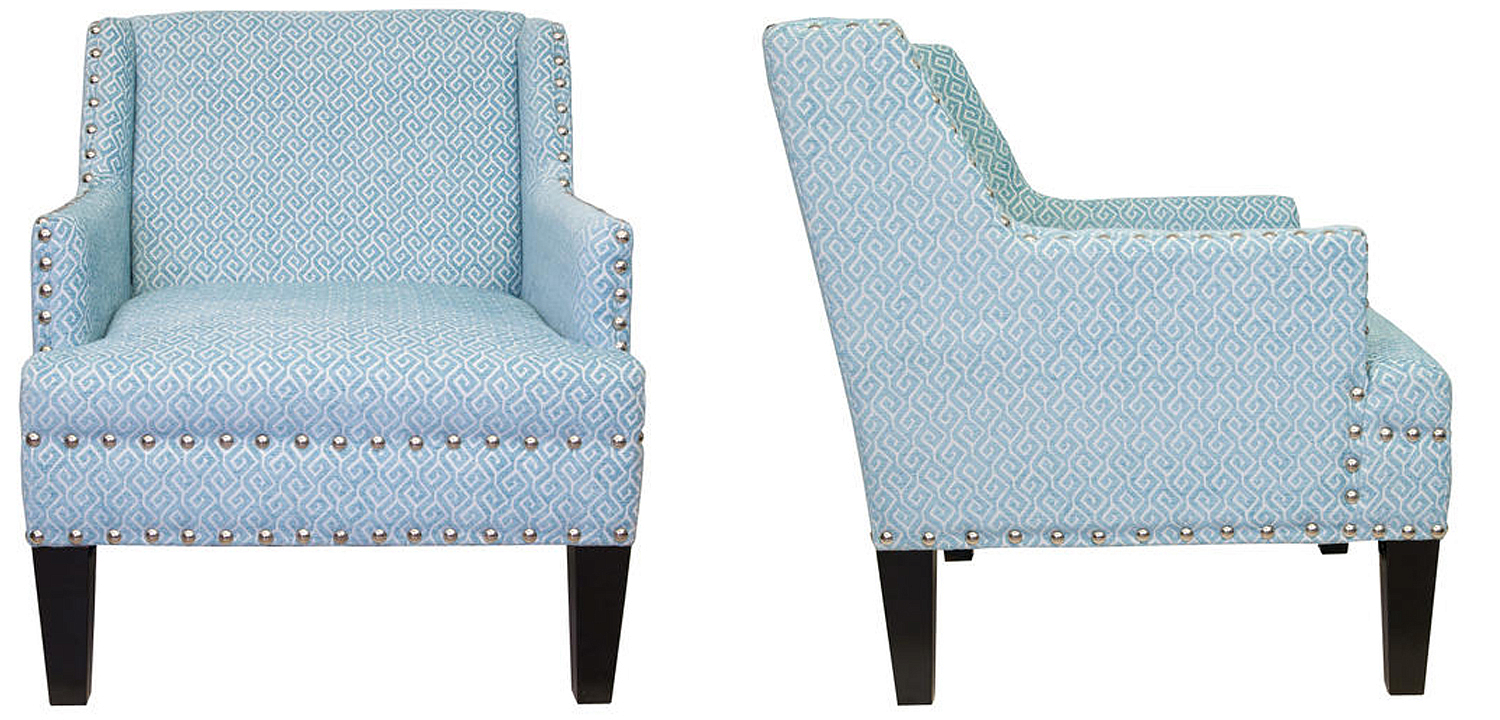 Кресло Fabio Armchair Velour blue Кресло Fabio Armchair Velour blue - Loft-Concept в Воронеже