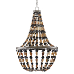 Люстра каплевидной формы с подвесками в виде декоративных бусин Flat Beads варинант исполнения - 3 | Loft Concept в Воронеже