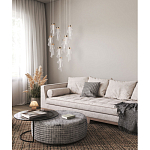 Люстра каскадная с 10-ю прозрачными плафонами Wave Line варинант исполнения - 12 | Loft Concept в Воронеже