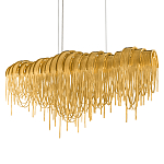 Люстра подвесная с металлическими дугами и длинными цепочками 115 см Atlantis Chain варинант исполнения - 1 | Loft Concept в Воронеже