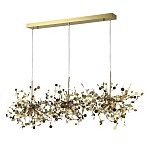 Люстра подвесная из трех частей с металлическими круглыми элементами Terzani Argent варинант исполнения - 3 | Loft Concept в Воронеже