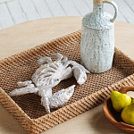 Статуэтка краб с детализированной текстурой в белом цвете Marine Accessories варинант исполнения - 6 | Loft Concept в Воронеже