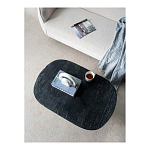 Столик кофейный черного цвета с овальной столешницей и круглым основанием Black Dalmen Table варинант исполнения - 9 | Loft Concept в Воронеже