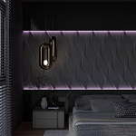 Гипсовая 3D Панель FLOCK варинант исполнения - 1 | Loft Concept в Воронеже