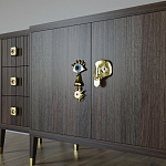 Большой Комод-буфет Elsa Dreams Walnut с ящиками варинант исполнения - 2 | Loft Concept в Воронеже
