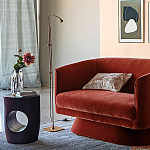 Приставной столик черного цвета AMORPHOUS варинант исполнения - 5 | Loft Concept в Воронеже