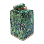 Ваза с малахитовым узором MALACHITE варинант исполнения - 3 | Loft Concept в Воронеже