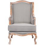 Кресло из массива бука светло-серое Solid Luxury варинант исполнения - 1 | Loft Concept в Воронеже