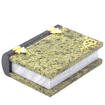 Шкатулка в виде книги из натурального камня змеевик Stone Casket варинант исполнения - 2 | Loft Concept в Воронеже