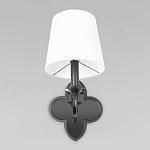 Бра с белым текстильным абажуром и фигурным основанием с зеркальной вставкой Vitorino варинант исполнения - 10 | Loft Concept в Воронеже