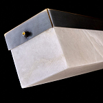 Подвесной светильник линейный из натурального камня Perfection of Geometry варинант исполнения - 7 | Loft Concept в Воронеже