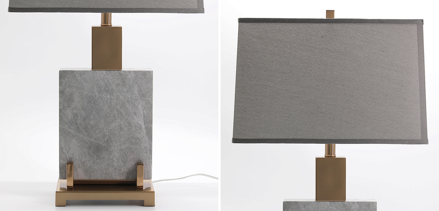 Настольная лампа Table lamp marble Grey Настольная лампа Table lamp marble Grey - Loft-Concept в Воронеже
