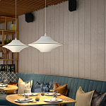 Подвесной вязаный белый светильник «Звезда Востока 01» варинант исполнения - 2 | Loft Concept в Воронеже