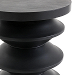 Фигурный приставной столик черного цвета AMORPHOUS варинант исполнения - 2 | Loft Concept в Воронеже