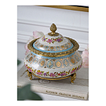 Шкатулка фарфоровая с цветочной росписью Eden Garden варинант исполнения - 5 | Loft Concept в Воронеже