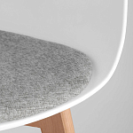 Стул из пластика с мягким сиденьем Eames варинант исполнения - 8 | Loft Concept в Воронеже