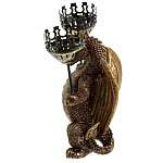 Подсвечник в виде дракона Dragon with Two Candlesticks варинант исполнения - 6 | Loft Concept в Воронеже