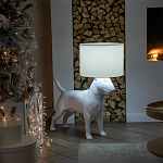 Лампа COLLECTION OF DOGS с абажуром Бультерьер варинант исполнения - 5 | Loft Concept в Воронеже