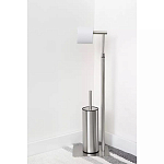 Держатель для туалетной бумаги с ершиком Chrome Bathroom Accessory варинант исполнения - 5 | Loft Concept в Воронеже