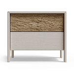 Тумба 2 ящика с подсветкой на рельефном фасаде Warm Industrial варинант исполнения - 6 | Loft Concept в Воронеже