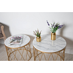 Столик дизайнерский The White Touch варинант исполнения - 4 | Loft Concept в Воронеже