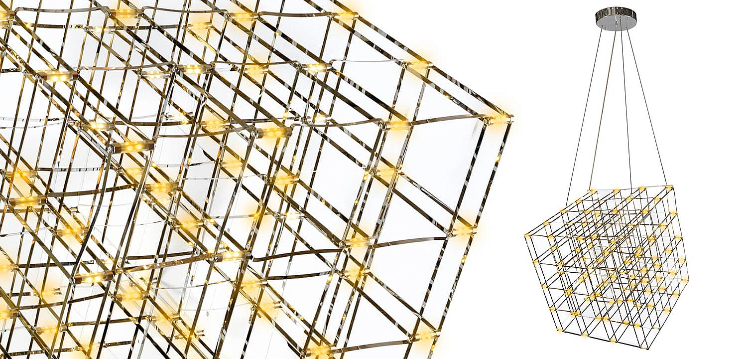 Люстра Moooi Tesseract Yellow lamp L Люстра Moooi Tesseract Yellow lamp L - Loft-Concept в Воронеже
