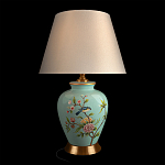 Настольная лампа голубая с изображением птиц Slip Away варинант исполнения - 8 | Loft Concept в Воронеже