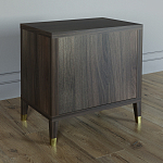 Тумба прикроватная с двумя ящиками Elsa Dreams Walnut варинант исполнения - 4 | Loft Concept в Воронеже