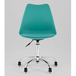 Офисный стул на металлическом основании EGGERY Blue пластик варинант исполнения - 5 | Loft Concept в Воронеже