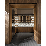 Раздвижные деревянные двери для кухни SISTEMA 7 Dada Engenereed Doors варинант исполнения - 2 | Loft Concept в Воронеже