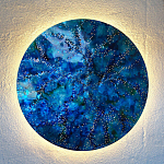 Светильник настенный «Голубая Планета» варинант исполнения - 2 | Loft Concept в Воронеже