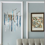 Бра с ветвистым каркасом из металла и подвесками из стекла Droplet Chandelier варинант исполнения - 2 | Loft Concept в Воронеже