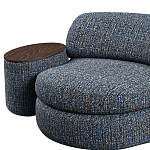 Кушетка со столиком Ulysses варинант исполнения - 6 | Loft Concept в Воронеже