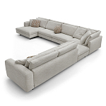 Современная модульная система мягкой мебели Zartаrn 6-ти местный угловой диван варинант исполнения - 2 | Loft Concept в Воронеже