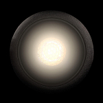 Встраиваемый спот светодиодный круглый черного цвета с углублением Ombra Lux  варинант исполнения - 3 | Loft Concept в Воронеже