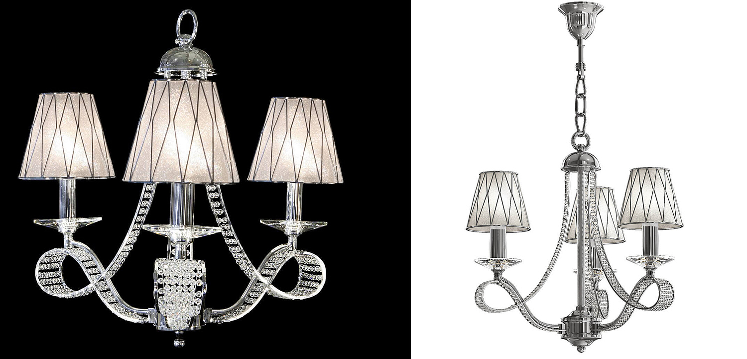 Люстра Franseza Chandelier chrome 52 Люстра Franseza Chandelier chrome 52 - Loft-Concept в Воронеже