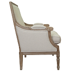 Кресло William Classical Armchair beige flax варинант исполнения - 1 | Loft Concept в Воронеже