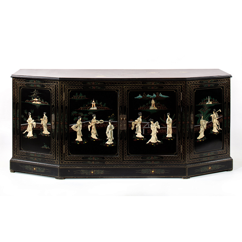 Комод в китайском стиле Chinese Black Chest of Drawers Нидерланды Мульти Черный Комод в китайском стиле Chinese Black Chest of Drawers Нидерланды Мульти Черный в Воронеже | Loft Concept