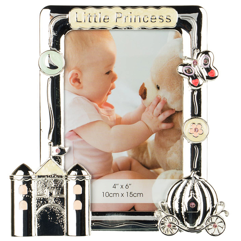 Фоторамка детская Childhood Corner Little Princess Серебряный в Воронеже | Loft Concept 