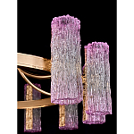 Люстра круглая с текстурными цилиндрическими плафонами Glimpse варинант исполнения - 3 | Loft Concept в Воронеже