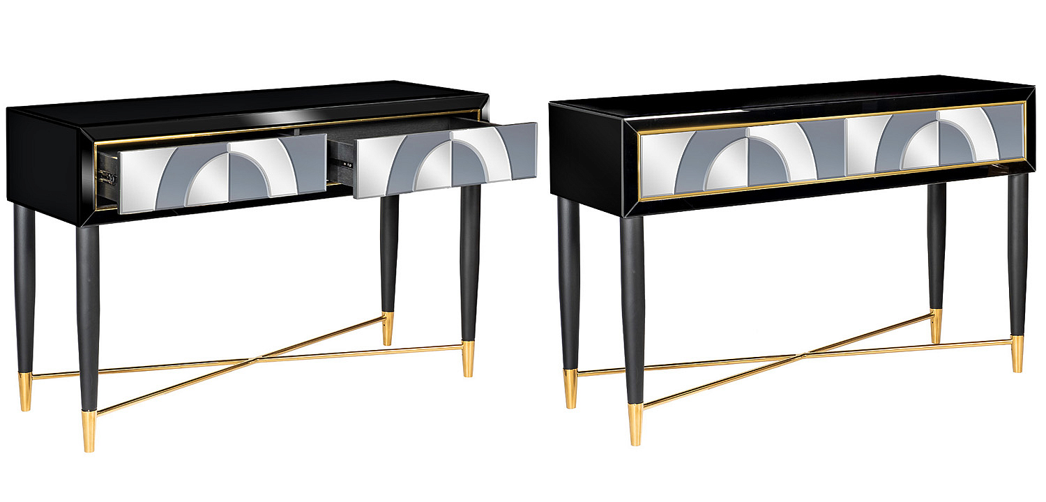 Консоль Camila Mirror Boxes Console Консоль Camila Mirror Boxes Console - Loft-Concept в Воронеже