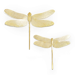 Настенный декор из двух декоративных стрекоз Flight of the Dragonfly