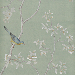 Обои ручная роспись Badminton Mercury Grey варинант исполнения - 1 | Loft Concept в Воронеже