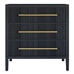 Комод Primo с 3 выдвижными ящиками Черный дуб варинант исполнения - 7 | Loft Concept в Воронеже