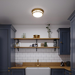 Потолочный светильник с белым матовым стеклянным плафоном в форме перевернутого конуса Hinkley варинант исполнения - 4 | Loft Concept в Воронеже