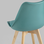 Стул с основой из пластика и мягким сиденьем Arvika Azure варинант исполнения - 6 | Loft Concept в Воронеже