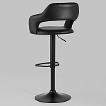 Барный стул черного цвета Strohach варинант исполнения - 5 | Loft Concept в Воронеже