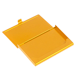 Визитница карманная металлическая с гравюрой Герба России в подарочной коробке Gold Metal Business Card Holders варинант исполнения - 2 | Loft Concept в Воронеже