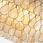 Люстра многоярусная с декором из натуральной морской ракушки Iridescent Light варинант исполнения - 5 | Loft Concept в Воронеже