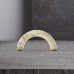 Прикроватная лампа из мрамора в форме дуги Rainbow Light варинант исполнения - 2 | Loft Concept в Воронеже